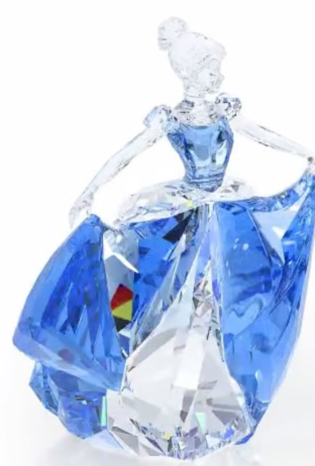 تمثال مصغر من الكريستال من سواروفسكي لسندريلا