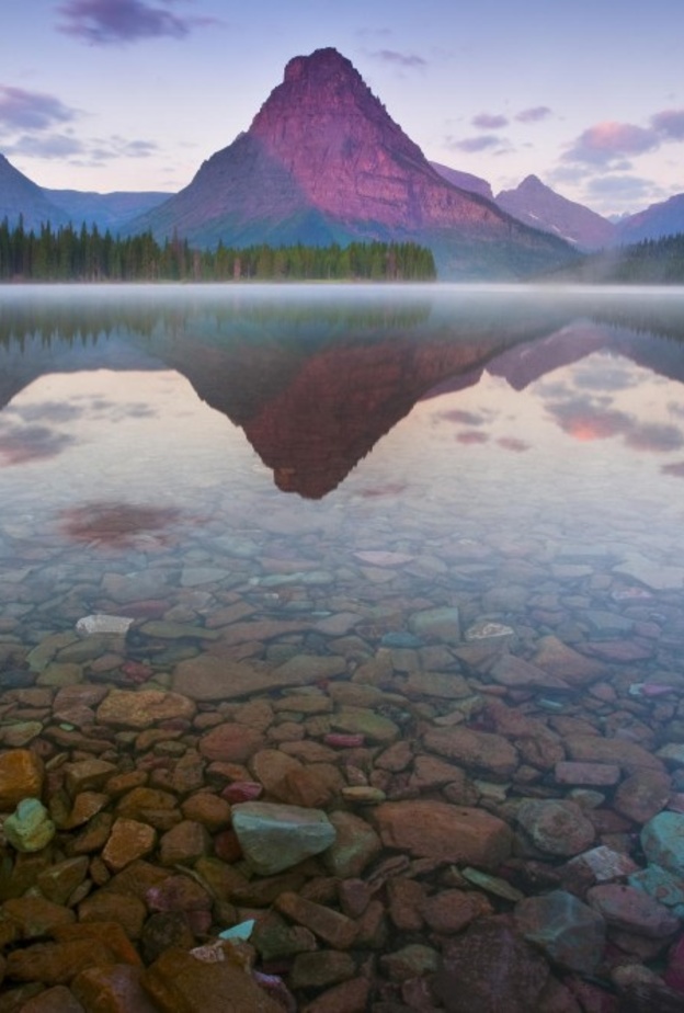 الحديقة الوطنية الجليدية في ولاية مونتانا