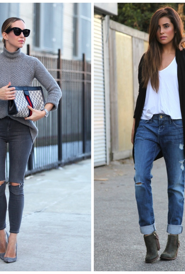  كلا النوعان من الجينز مثاليان لفصل الخريف