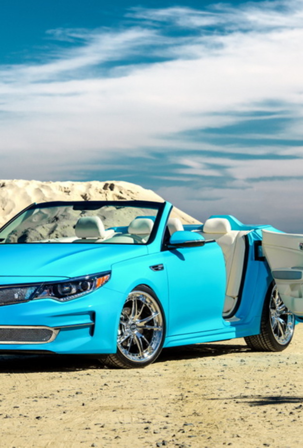 نسخة وحيدة وفريدة في العالم من كيا اوبتيما