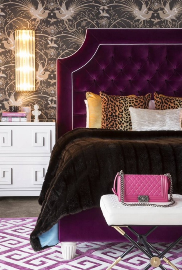 المخمل الفاخر من الخامات الرائعة لغرف النوم في الشتاء