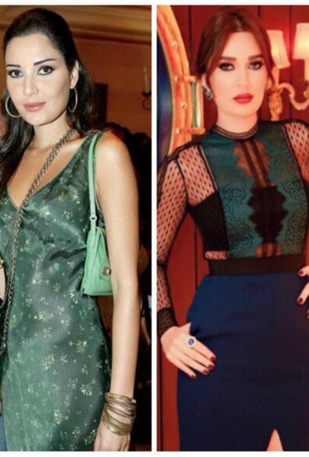 فرق شاسع باختياراتها للفساتين الملوّنة