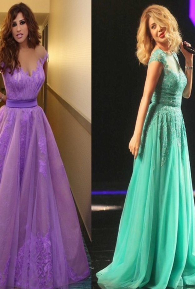 رقي وتألق بفساتين السهرة باللون النيلي الحيوي