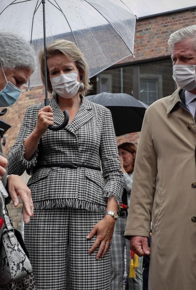 إطلالة ملكة بلجيكا من ماركة ناتان Natan 