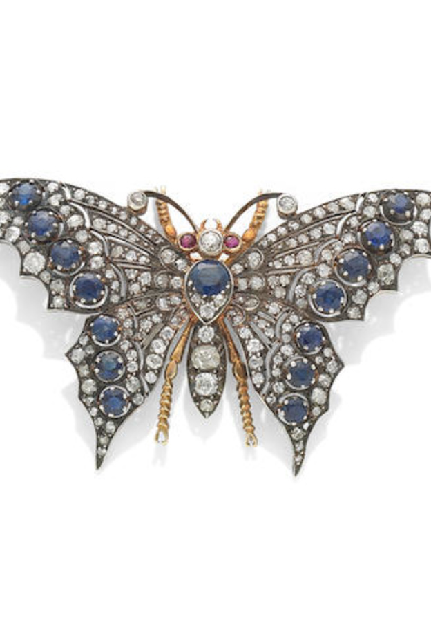 بروش الفراشة من القرن الـ19