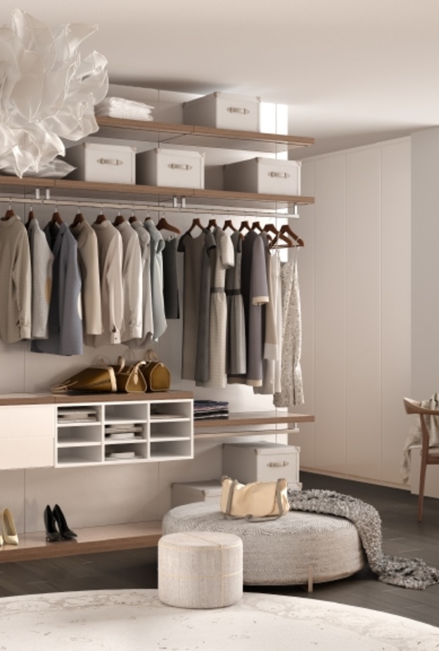 تنظيم خزانة ملابسك بأسلوب بسيط