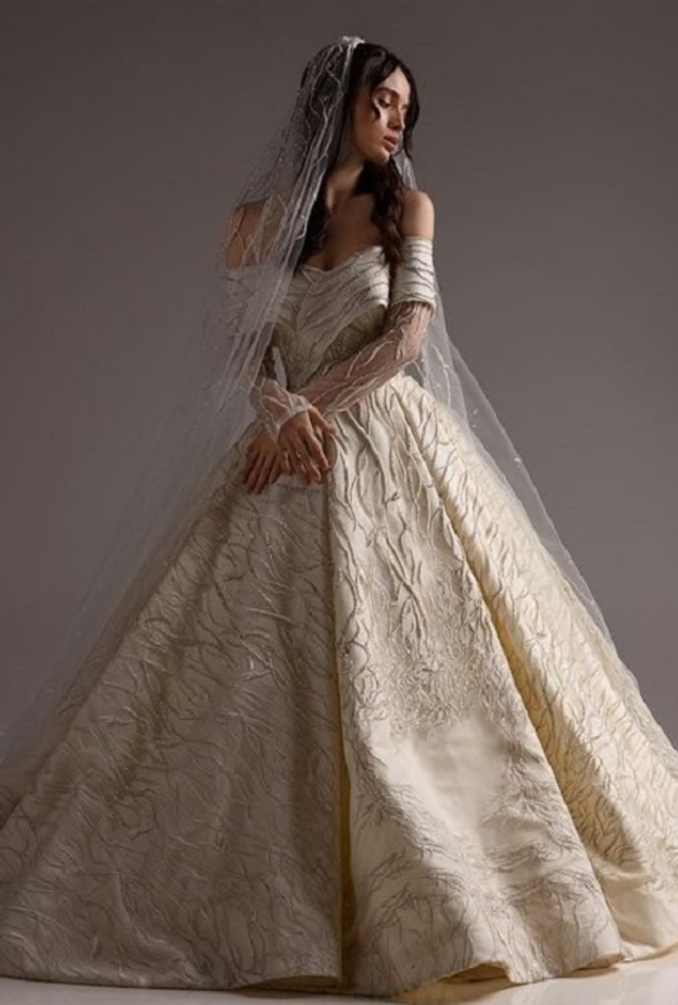 فساتين زفاف سعودية للعروس انستقرام @hebalqurashi