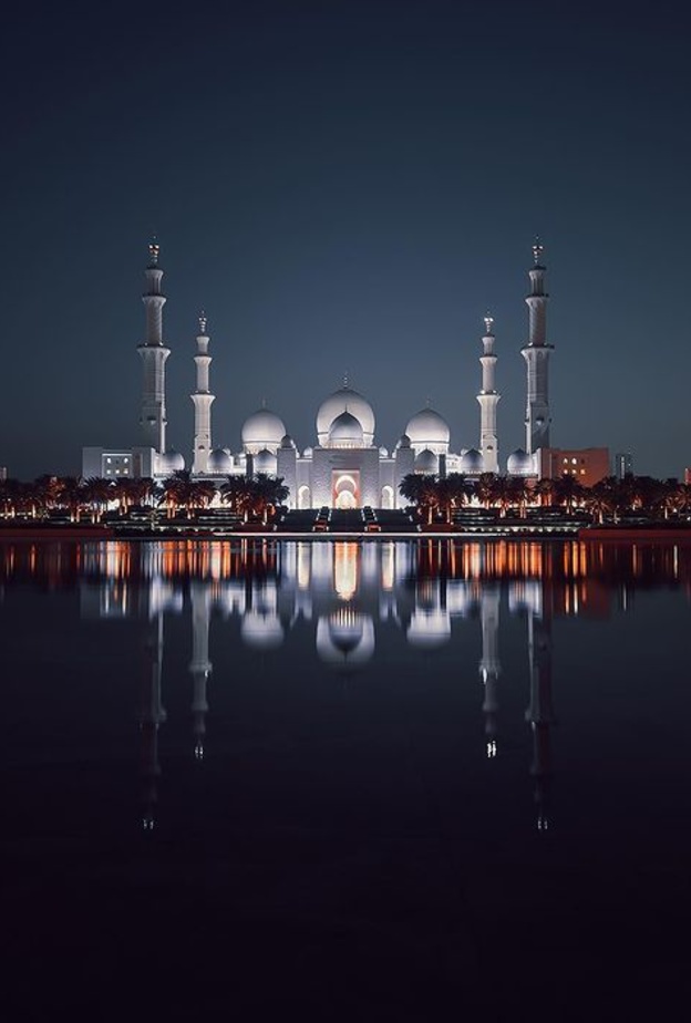 مسجد الشيخ زايد الكبير Sheik Zayed Grand Mosque, U.A.E، الإمارات العربية المتحدة