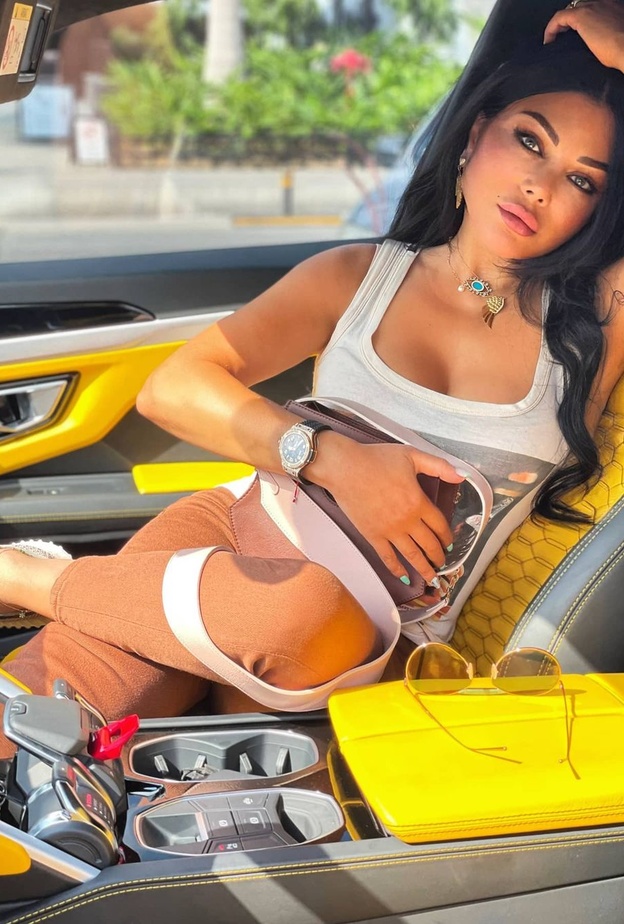 هيفاء وهبي بمجوهرات تصميم العين