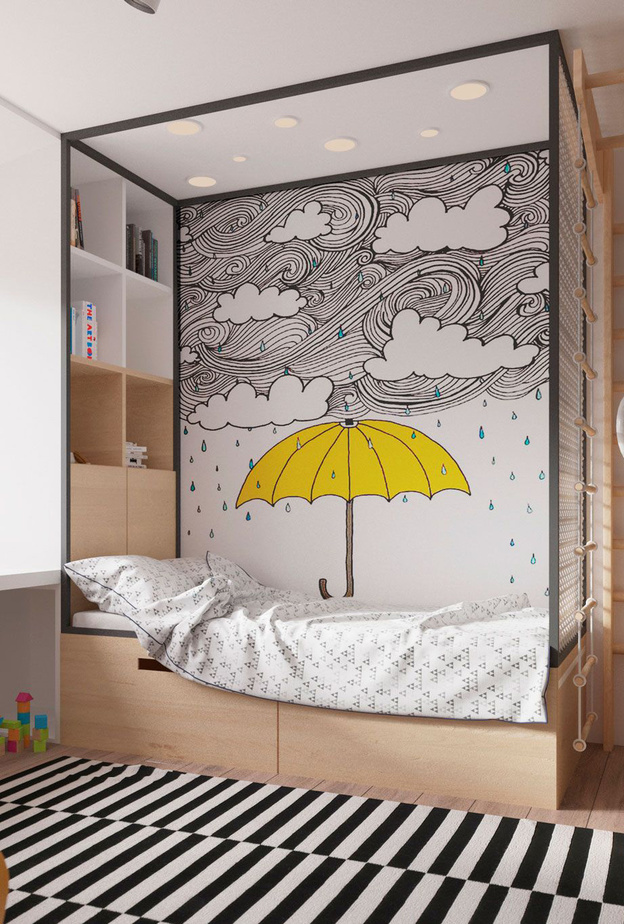 ورق جدران مرح لغرف الأطفال