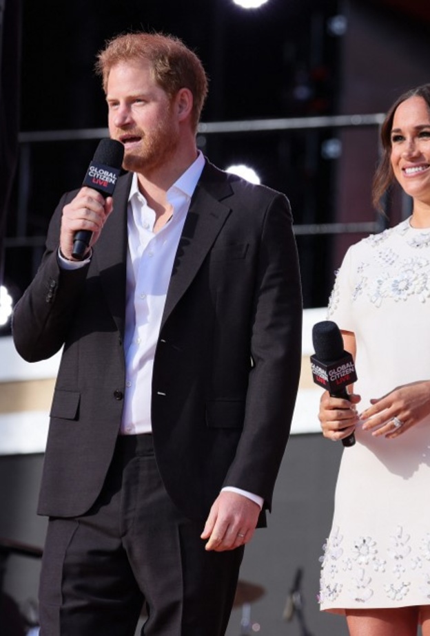 يواصل هاري وميغان جولتهما في نيويورك حيث يشاركان في Global Citizen Live