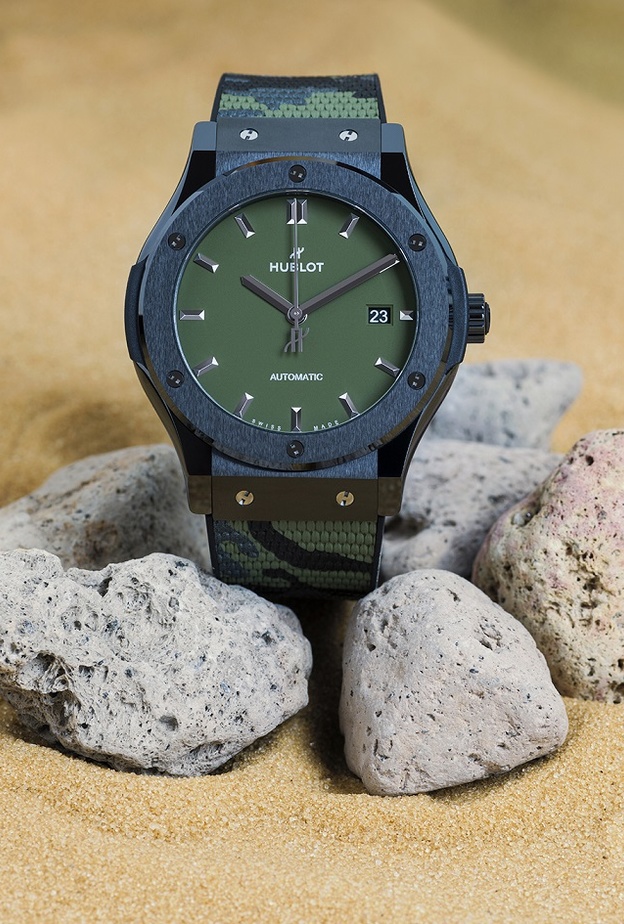 Hublot تشيد بالمملكة العربية السعودية مع ساعة كلاسيك فيوجون المملكة العربية السعودية ناشيونال داي 2021