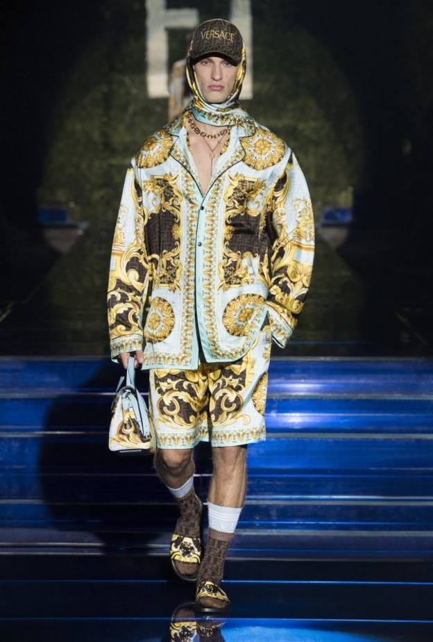 تعاون شكّل سابقة في عالم الأزياء بين ڤيرساتشي وفندي