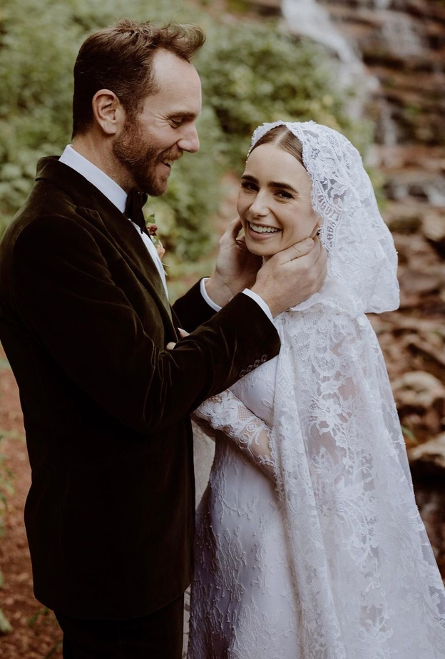 زفاف ليلي كولينز وتشارلي ماكدويل