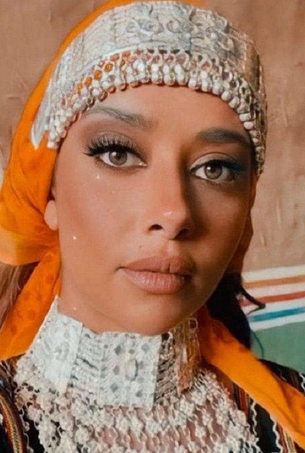 بلقيس- صورة من فيديو على حسابها بانستقرام