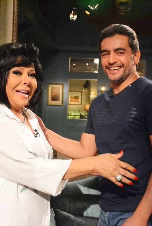 هاني سلامة وإسعاد يونس- صورة من حساب هاني سلامة على انستقرام