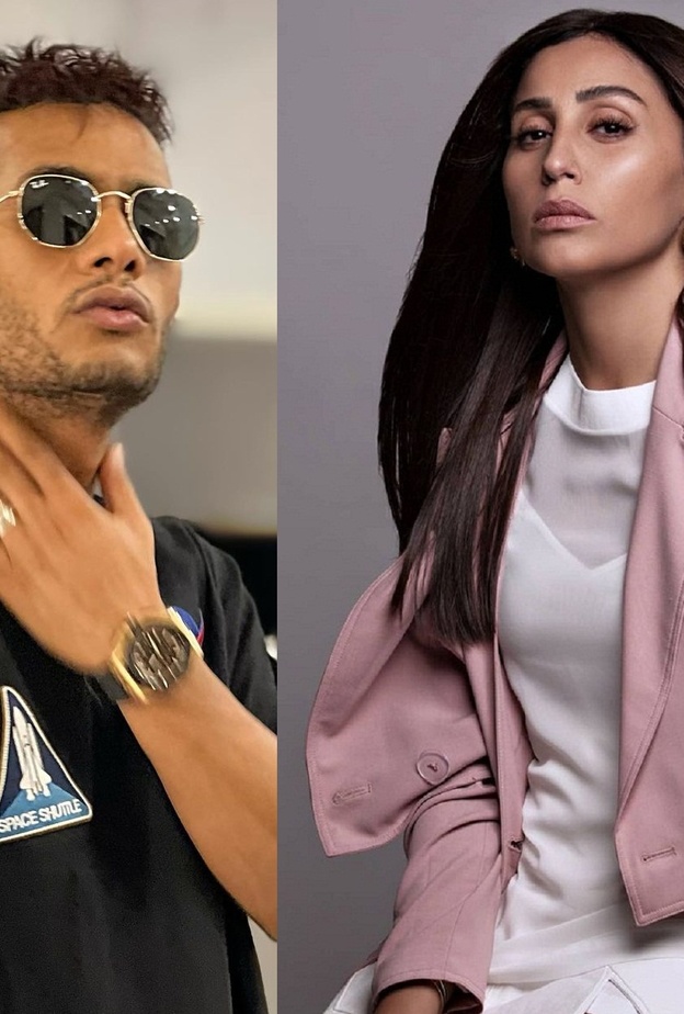 محمد رمضان ودينا الشربيني- صورة من حساب محمد رمضان ودينا الشربيني على انستقرام