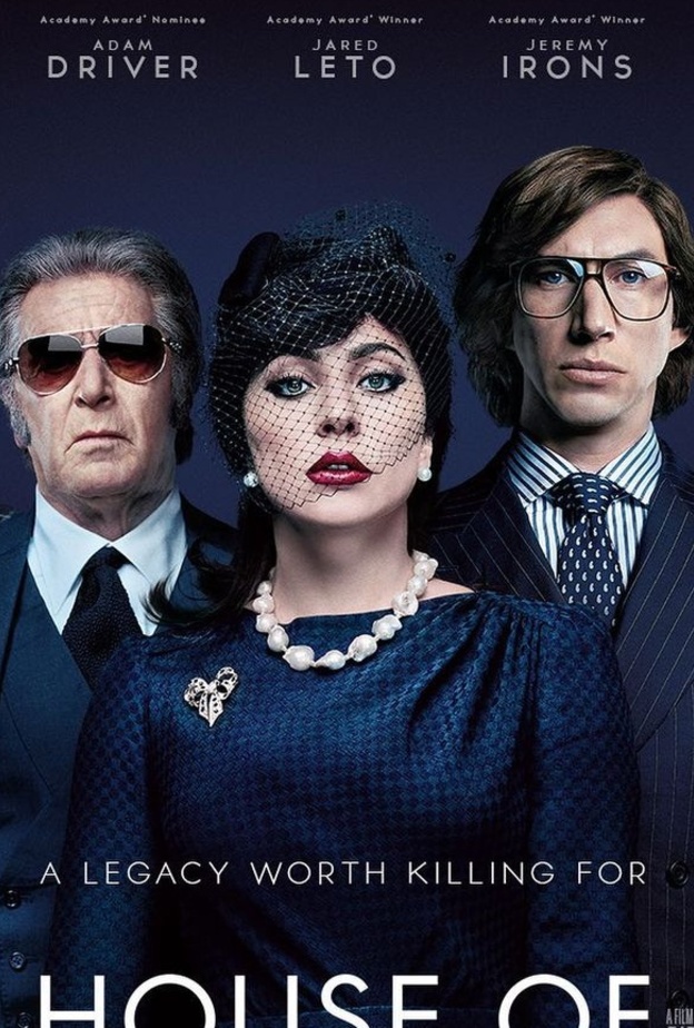 ليدي جاجا على بوستر فيلم "House of Gucci"- صورة من حسابها على انستقرام