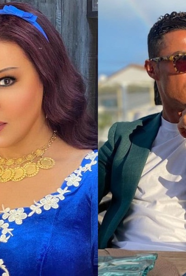 سمية الخشاب ورونالدو- صورة من حساب سمية الخشاب ورونالدو على انستقرام