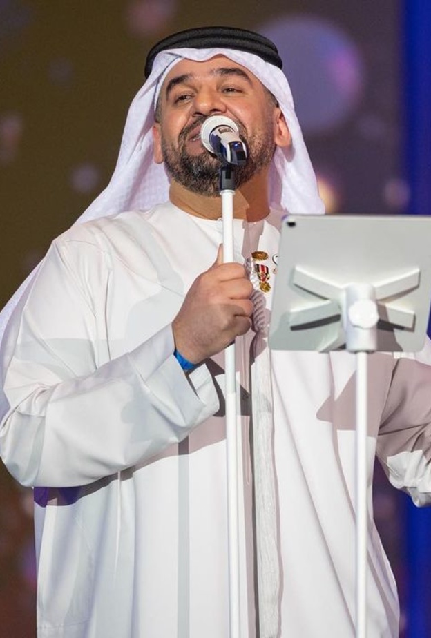 حسين الجسمي في حفله بجدة- صورة من حساب شركة "بنش مارك" على انستقرام