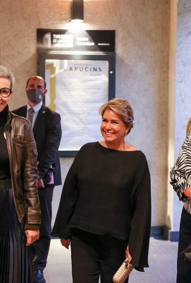 الدوقة الكبرى ماريا تيريزا حفل توزيع جوائز لوكسمبورغ المسرحية لعام 2021