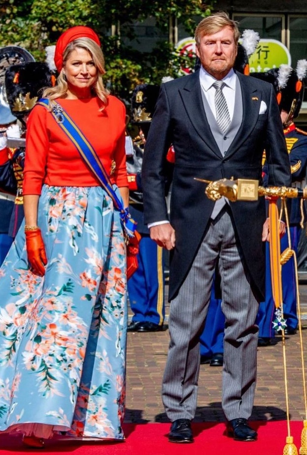 ملك وملكة هولندا يشاركان في احتفالات "يوم الأمير" لعام 2021