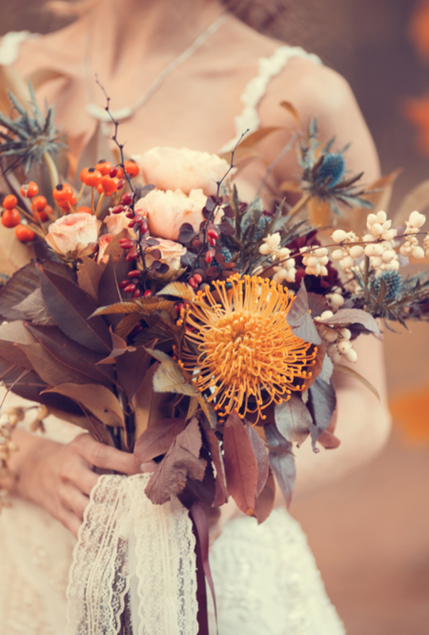 أفضل ثيمات حفلات الزفاف الخريفية