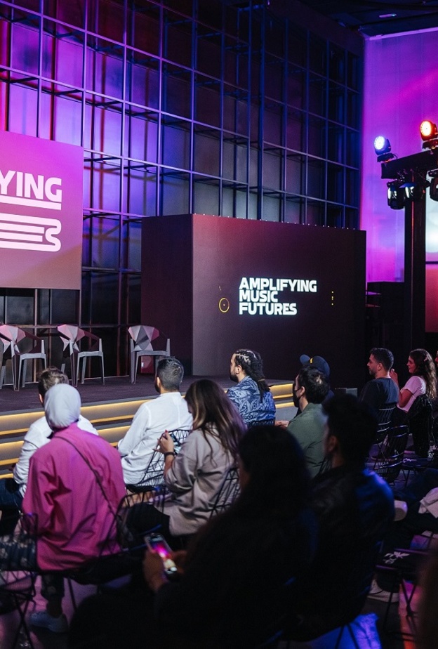 جانب من إعلان تفاصيل التذاكر وبرنامج فعاليات مؤتمر الموسيقى XP