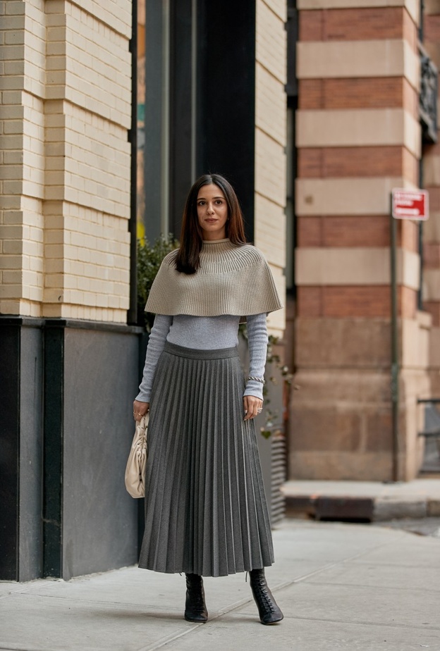 أفكار لاعتماد وتنسيق التنورة البليسيه موضة هذا الخريف