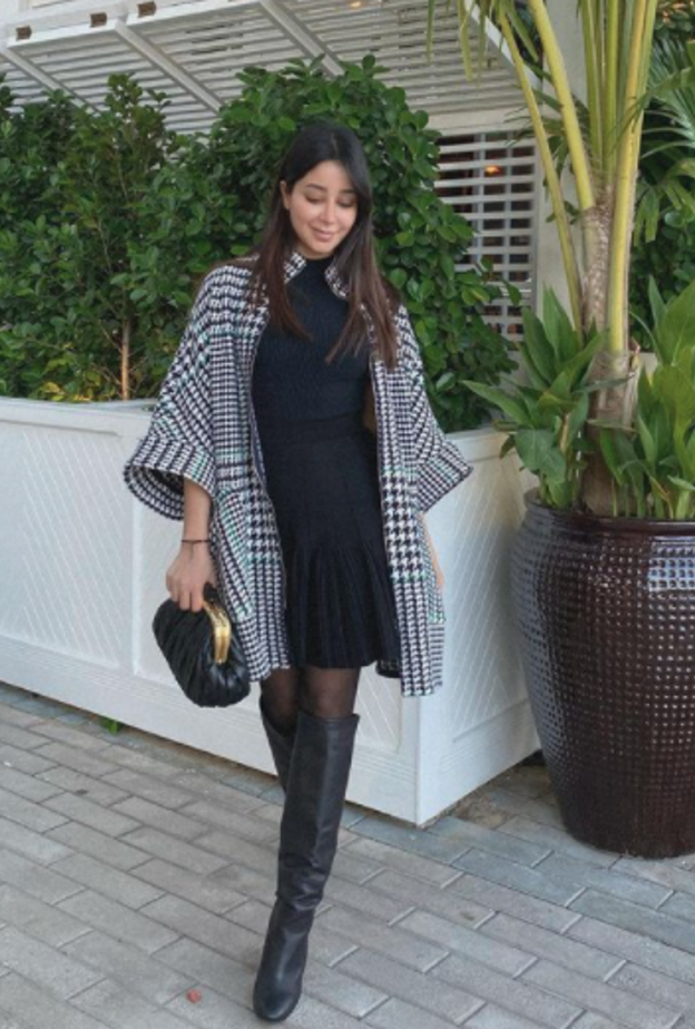 اطلالات خريفية أنيقة مستوحاة من أسيل عمران 