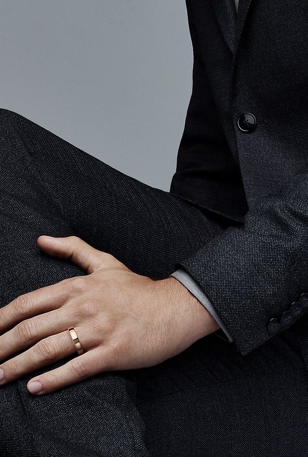 خاتم زواج Satan Finish من تيفاني أند كو Tiffany & Co للرجال