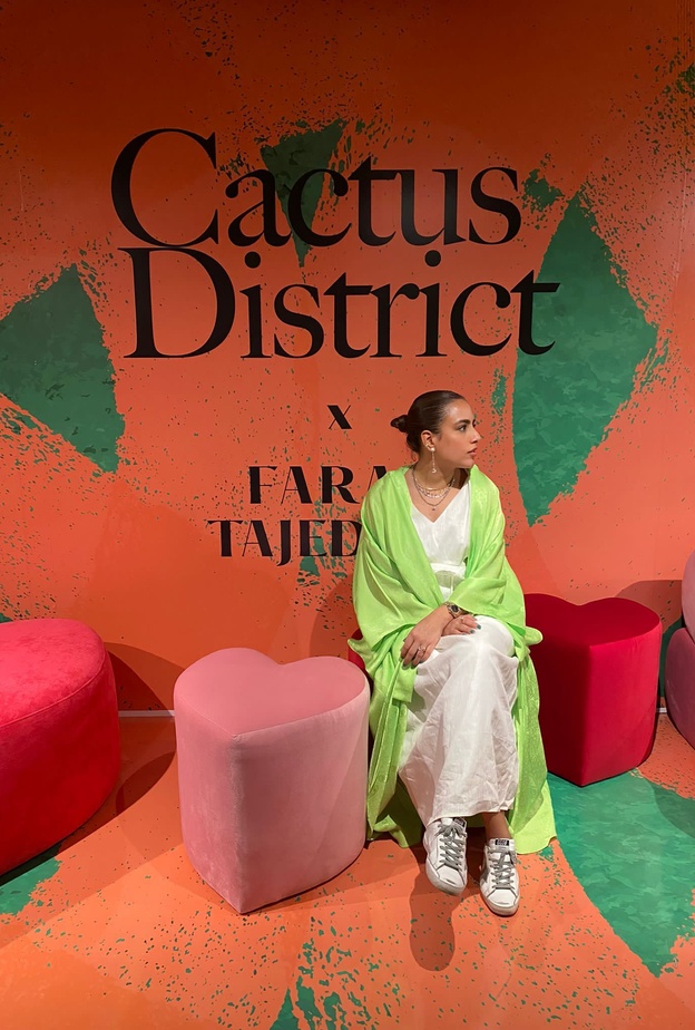 زينب ابراهيم بإطلالة من تنسيق نوف النملة