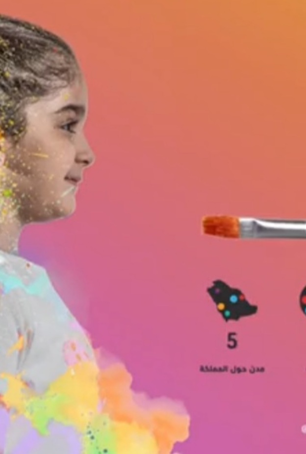 مشروع ريشة طيف 100 طفل توحدي يعرضون فنونهم التشكيلية في خمس مدن سعودية