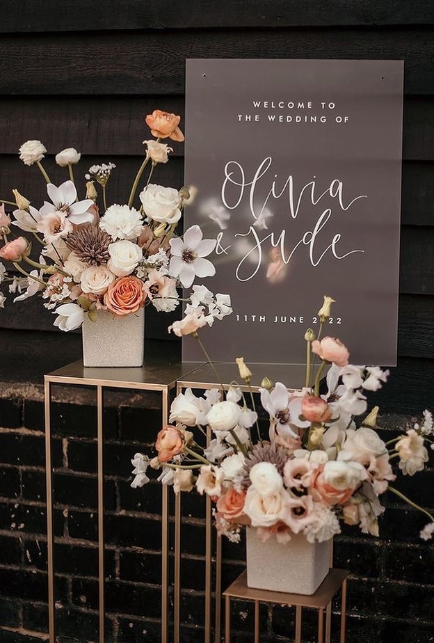 نصائح وخطوات بسيطة لصنع لافتات رائعة لديكور حفل الزفاف