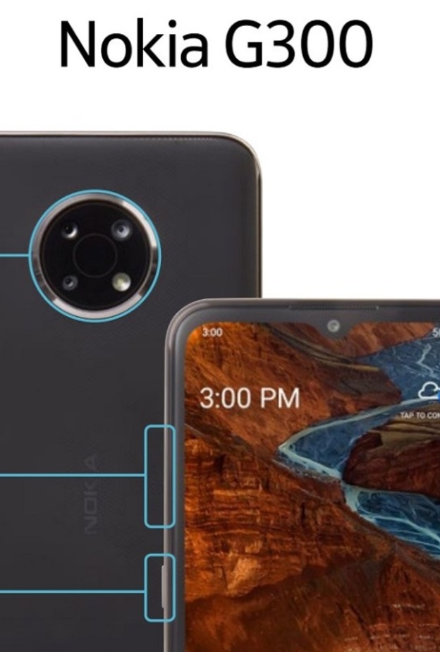 نوكيا تطلق رسميا هاتف Nokia G300 بتقنية 5G وسعر رخيص