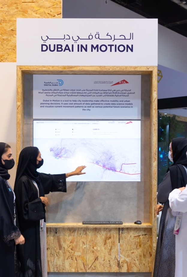 هيئة الطرق والمواصلات ودبي الرقمية يطلقان مشروع الحركة في دبي في جيتكس 2021‎‎