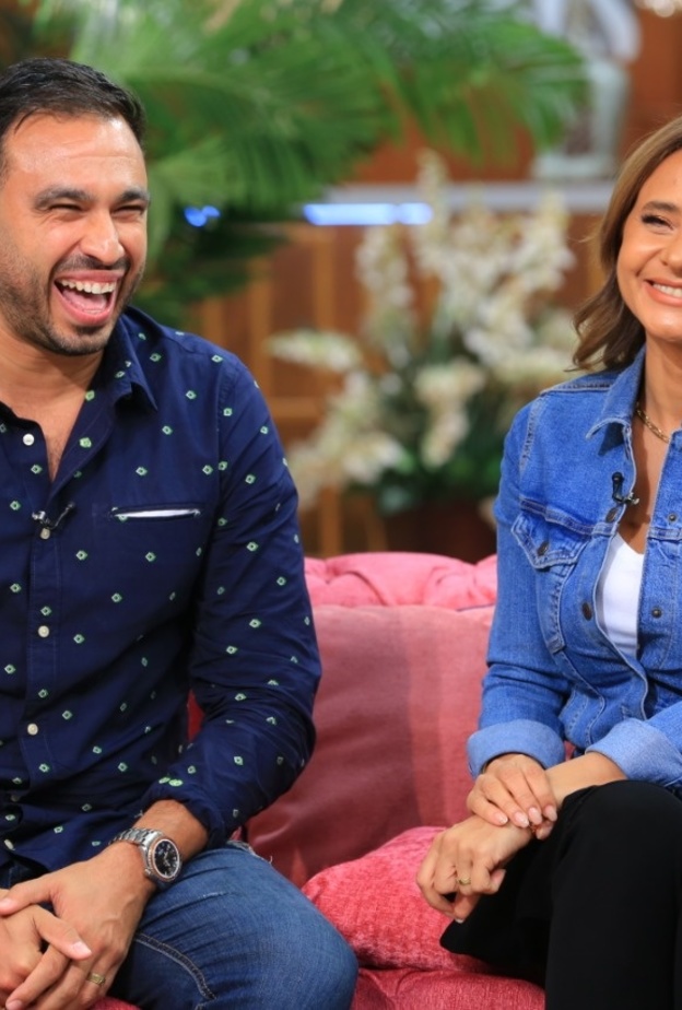 نيللي كريم وهشام عاشور