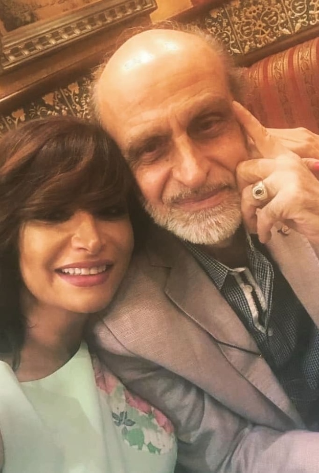 رشا شربتجي ووالدها