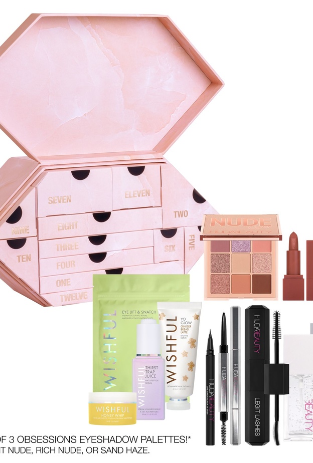 دللي نفسكِ مع أطقم الأعياد الآسرة من Huda Beauty وWISHFUL