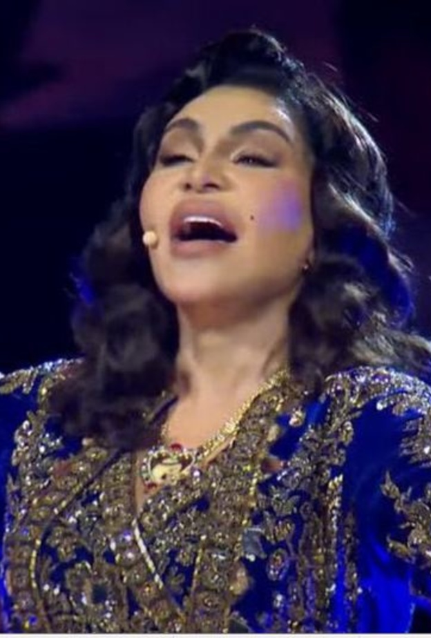 تفاصيل إطلالة الفنانة أحلام الجمالية في حفل افتتاح إكسبو 2020 بدبي