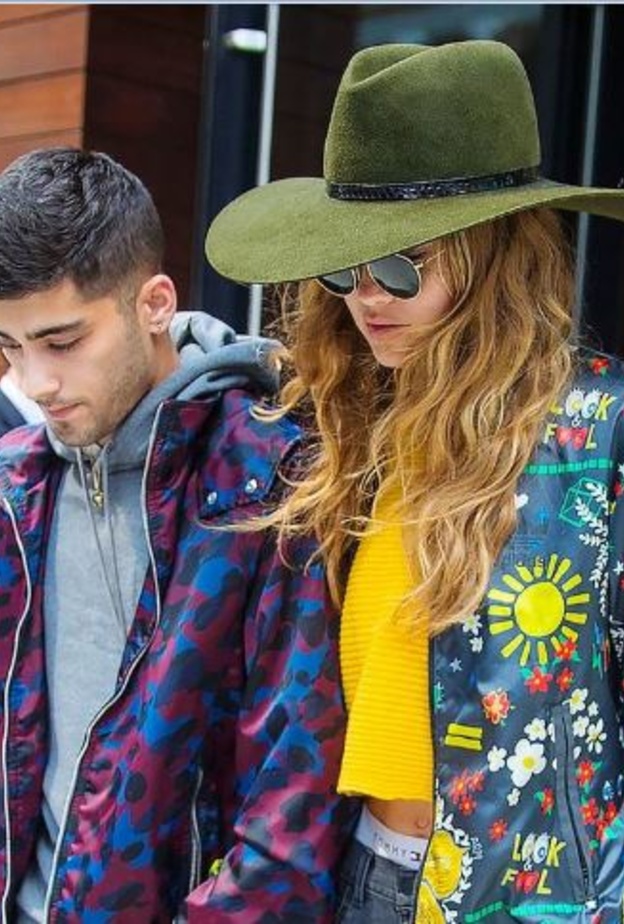 جيجي حديد وزين مالك