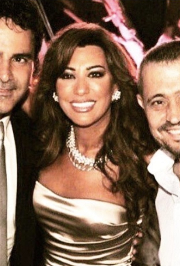 نجوى كرم مع جورج وسوف وعاصي الحلاني