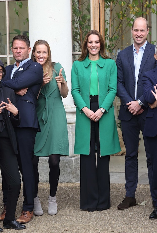 وليام وكيت يزوران حدائق كيو