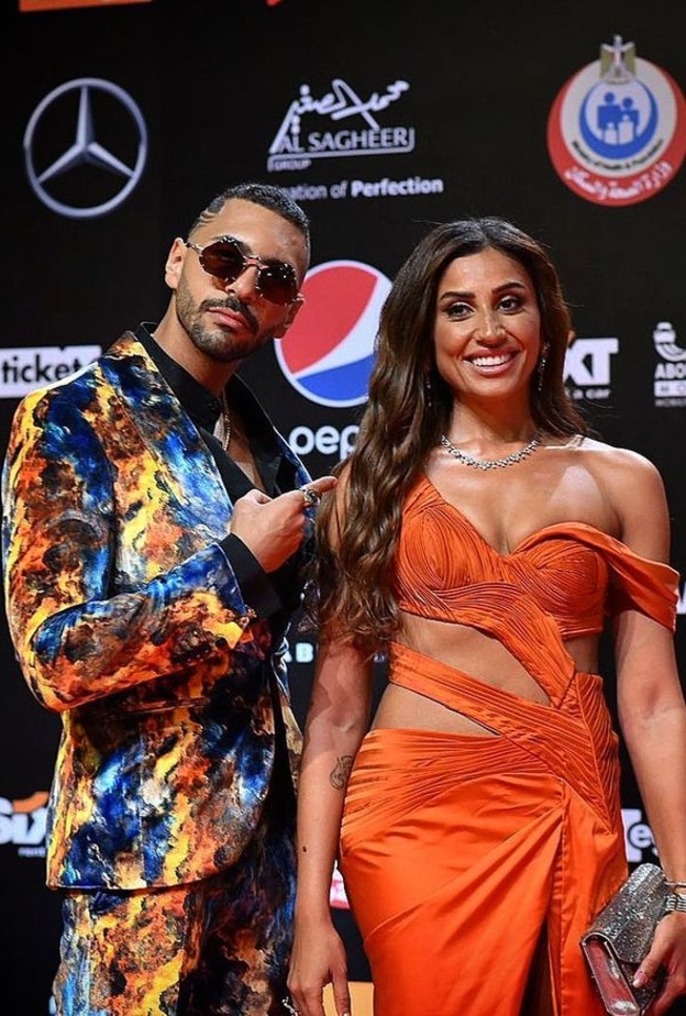 دينا الشربيني وحسن ابو الروس