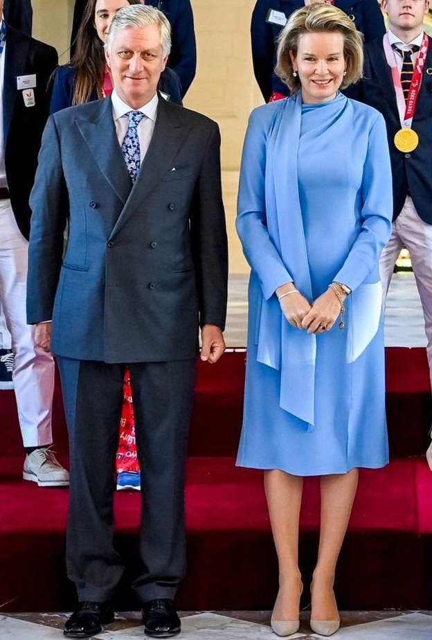 ملك وملكة بلجيكا يستقبلان الفائزين بالميداليات في أولمبياد طوكيو