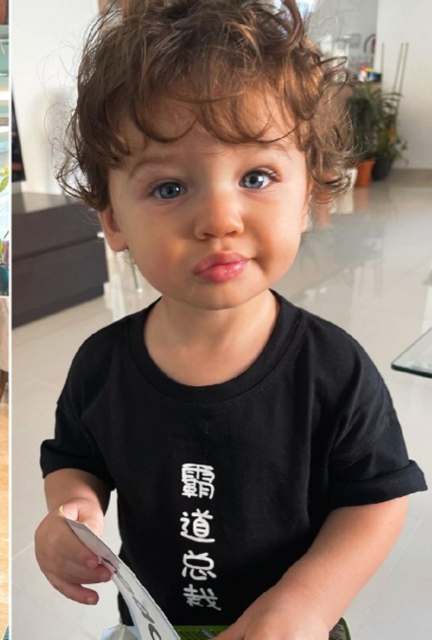 نينا عبد الملك تكشف لأول مرة عن صور ابنها وجماله يخطف أنظار الجمهور