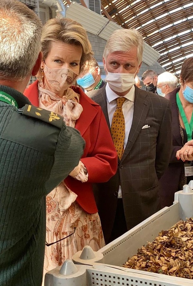 الملك فيليب والملكة ماتيلد يزوران مقاطعة لوكسمبورغ في بلجيكا