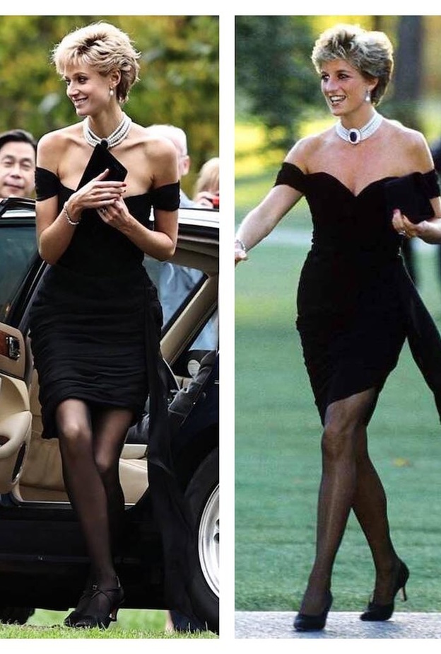 إعادة إحياء أناقة الراحلة ديانا بفستان السهرة الأحمر الحيوي