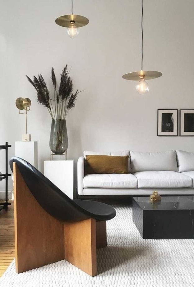 تصميم كرسي مميز لديكور غرفة المعيشة