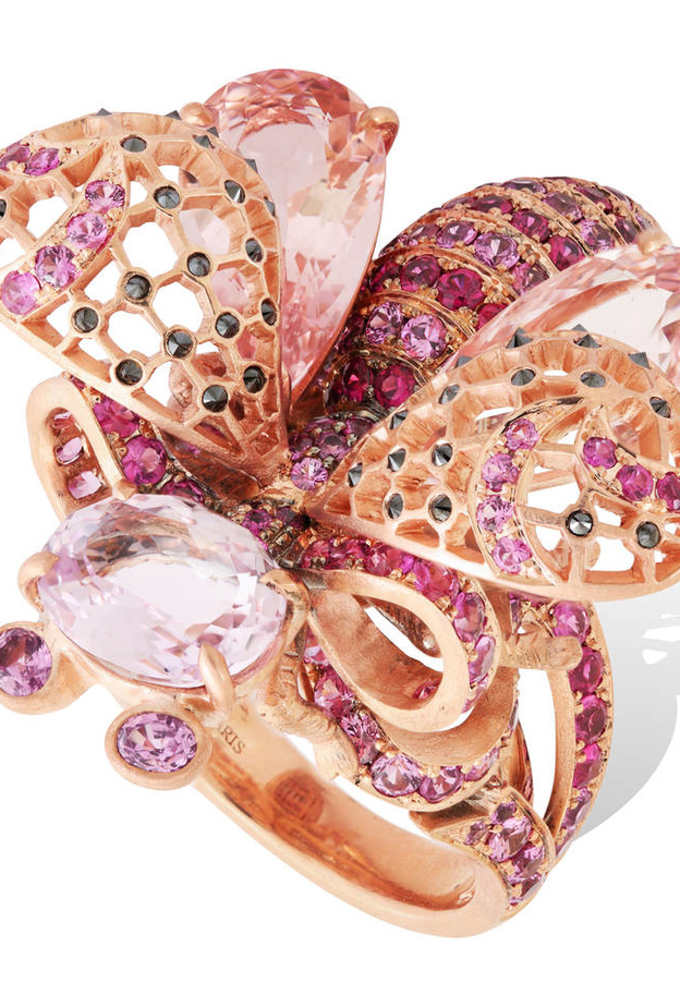 خاتم الفراشة من مجموعة La Vie en Rose من Lydia Courteille